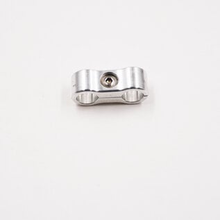 Pure Choice Motorsports Billet Aluminum Floating Double  -6AN PTFE Line Separator- .430" x .430" - 8303