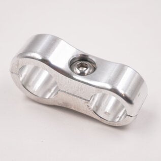 Pure Choice Motorsports Billet Aluminum Floating Double Power Steering Line Separator- .630" x .530" - 8305