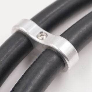 Pure Choice Motorsports Billet Aluminum Floating Double 5/8 " Heater Line Separator- .875" x .875" - 8306