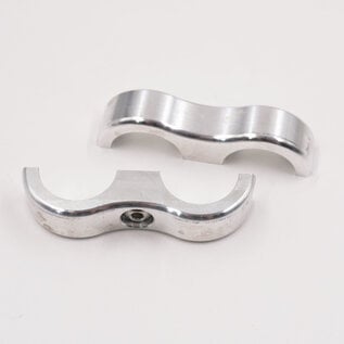 Pure Choice Motorsports Billet Aluminum Floating Double 5/8 " Heater Line Separator- .875" x .875" - 8306