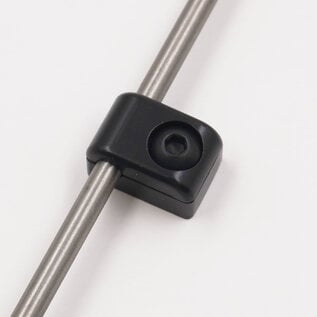 Pure Stealth Pure Stealth Billet Aluminum Non-Floating Single Line Clamp - .187" - X8101