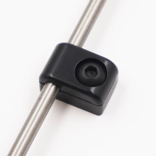 Pure Stealth Pure Stealth Billet Aluminum Non-Floating Single Line Clamp - .187" - X8101