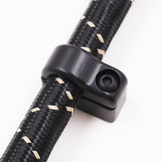 Pure Stealth Pure Stealth Billet Aluminum Non-Floating Single #6 Reduced Barrier A/C Line Clamp - .540" -X8103