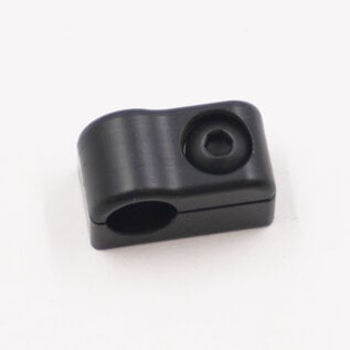 Pure Stealth Pure Stealth Billet Aluminum Non-Floating Single -6AN PTFE Line Clamp - .430"- X8104