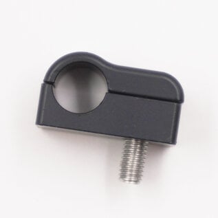 Pure Stealth Pure Stealth Billet Aluminum Non-Floating Single -6AN PTFE Line Clamp - .430"- X8104
