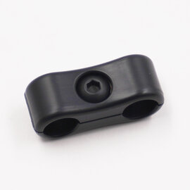 Pure Stealth Pure Stealth Billet Aluminum Floating Double Line Separator - .375" x .375- X8301