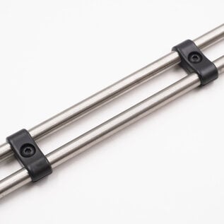 Pure Stealth Pure Stealth Billet Aluminum Floating Double Line Separator - .375" x .375- X8301