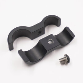 Pure Stealth Pure Stealth Billet Aluminum Floating Double #6 & #10 Reduced Barrier A/C Line Separator - .750" x .540" - X8302