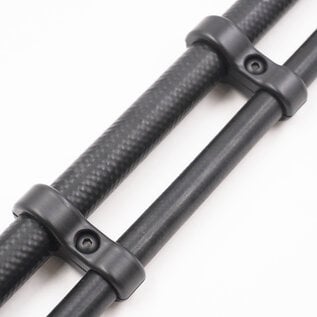 Pure Stealth Pure Stealth Billet Aluminum Floating Double #6 & #10 Reduced Barrier A/C Line Separator - .750" x .540" - X8302