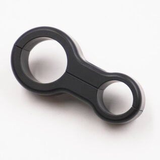 Pure Stealth Pure Stealth Billet Aluminum Floating Double #6 & #10 Reduced Barrier A/C Line Separator - .750" x .540" - X8302