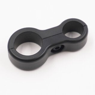 Pure Stealth Pure Stealth Billet Aluminum Floating Double #6 & #10 Reduced Barrier A/C Line Separator - .750" x .540" - X8302