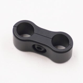 Pure Stealth Pure Stealth Billet Aluminum Floating Double -6AN PTFE Line Separator- .430" x .430" - X8303