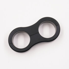 Pure Stealth Pure Stealth Billet Aluminum Floating Double 5/8 " Heater Line Separator- .875" x .875" - X8306