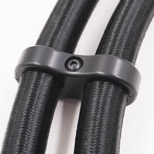 Pure Stealth Pure Stealth Billet Aluminum Floating Double 5/8 " Heater Line Separator- .875" x .875" - X8306