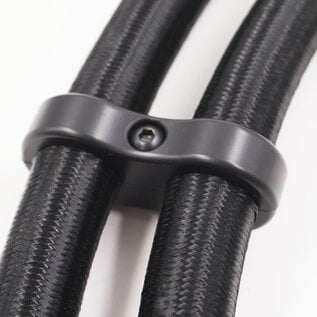 Pure Stealth Pure Stealth Billet Aluminum Floating Double 5/8 " Heater Line Separator- .875" x .875" - X8306