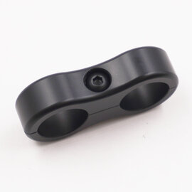 Pure Stealth Pure Stealth Billet Aluminum Floating Double #10 Reduced Barrier A/C or Heater Line Separator - .750" x .750" - X8307