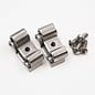 Pure Choice Motorsports Double Stainless Steel Line Clamps: 1/4" x 3/8" Clamps with 10:32 Buttonhead Screws (4 pc) - 8625