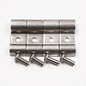 Pure Choice Motorsports Double Stainless Steel Line Clamps: 3/16" x 3/8" Clamps with 10:32 Buttonhead Screws (4 pcs) - 8650