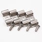 Pure Choice Motorsports Double Stainless Steel Line Clamps: 5/16" x 5/16" Clamps with 10:32 Buttonhead Screws (4 Pcs) - 8665