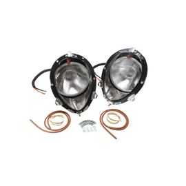 Vintique, Inc. 1937-39 Ford Passenger Car Sealed Beam Headlight Kit - 78-13026-QPR