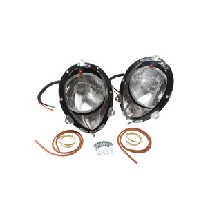 Vintique, Inc. 1937-39 Ford Passenger Car Sealed Beam Headlight Kit - 78-13026-QPR