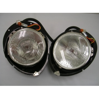 Vintique, Inc. Copy of 1937-39 Ford Passenger Car Sealed Beam Headlight Kit - 78-13026-QPR