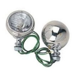 Vintique, Inc. 1932 Ford Car & Pickup Chrome & Stainless Cowl Light Kit - B-13302