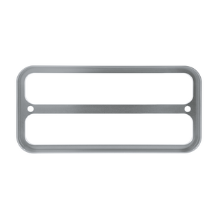 United Pacific Billet Deluxe Side Marker Bezel -1968-1972 Chevrolet & GMC Trucks-Clear Anodized (Pair)- 111151