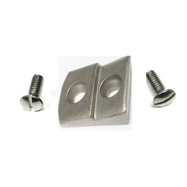 Vintique, Inc. 1935-39 Ford Car & 35-47 P/U Plain Steel Door Striker Plate - 81A-702340