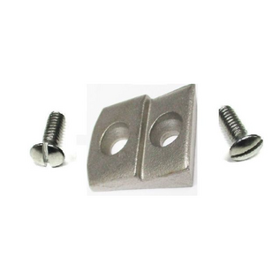 Vintique, Inc. 1935-39 Ford Car & 35-47 P/U Plain Steel Door Striker Plate - 81A-702340