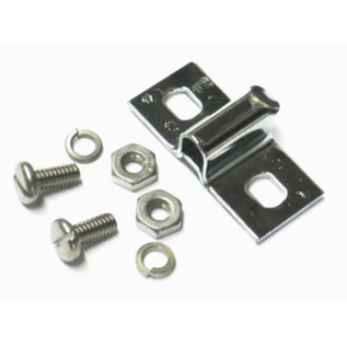 Vintique, Inc. 1935-37 Ford Pickup Stainless Front or Rear Hood Bracket - 46-8220-A