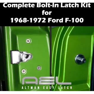 Trique Manufacturing Altman Easy Latch - '68-'72 Ford F-100 - Pair - AEL-FT6872