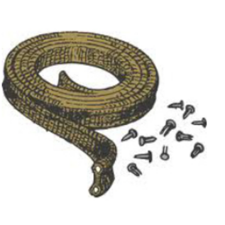 Vintique, Inc. 1936 Ford Passenger Car Cowl Lacing Kit - 68-16740-S