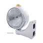 United Pacific Guide 682-C Headlight H6024 & Dual Mode LED Signal - Stainless Steel - 32392