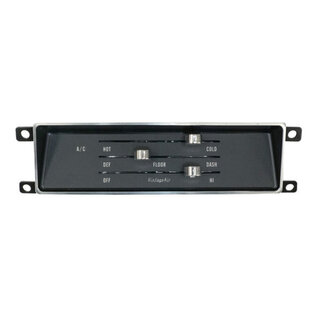 Vintage Air 1967–1968 Camaro/Firebird Billet Deluxe RGB Control Panel Kit - 492130