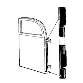 Vintique, Inc. 1937 Ford Closed Car Rubber Front Door Seal - 78-701884/5