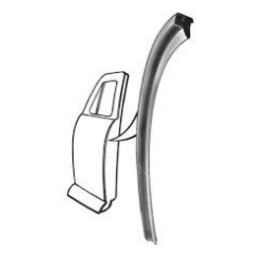 Vintique, Inc. 1941-48 Ford Coupe & Tudor Rubber Back of Door Seal - 11A-7020546