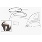 Vintique, Inc. 1941-48 Ford Coupe & Sedan Rear Window Seal w/o Groove - 11A-704220