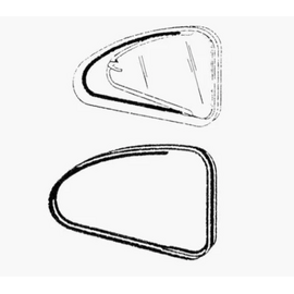 Vintique, Inc. 1941-48 Ford & Mercury Coupe & Fordor Quarter Window Seal - 11A-773540-S