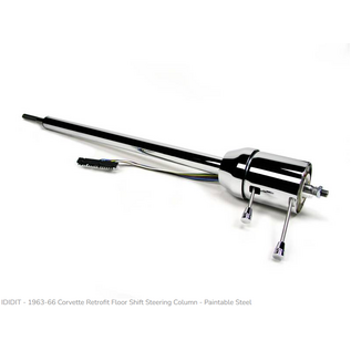 Ididit Retrofit 63-66 Corvette; Tilt Floor Shift; Paintable Steel - 1120770010