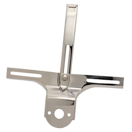 Vintique, Inc. 1933-36 Ford Passenger Car Rear License Plate Bracket - 40-13406-SS