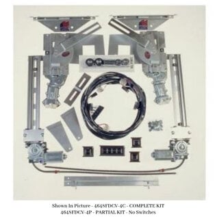 Specialty Power Windows 1946-48 Ford Convertible - 4 Window - Partial Kit - 4648FDCV-4P