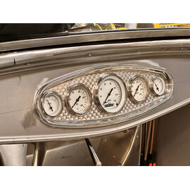 Johnson’s Hot Rod Shop Perfection Hot Rod  - Dash Insert - 6 Gauge