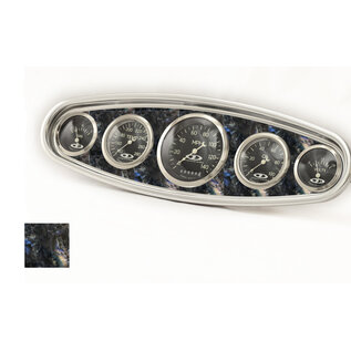 Johnson’s Hot Rod Shop Perfection Hot Rod  - Dash Insert - 6 Gauge -