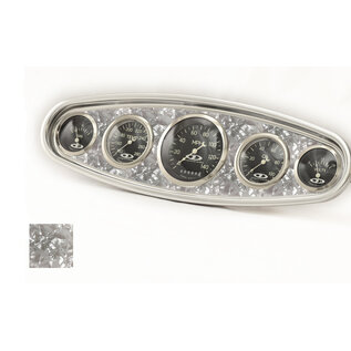 Johnson’s Hot Rod Shop Perfection Hot Rod  - Dash Insert - 6 Gauge -