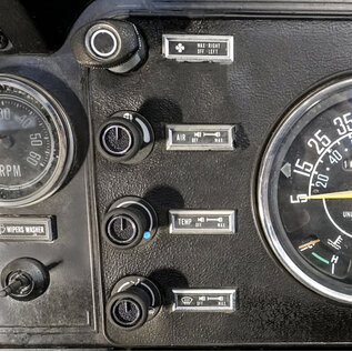 Vintage Air 1976-86 Jeep CJ5/CJ7/CJ8 SureFit® Control Panel Kit - 474138