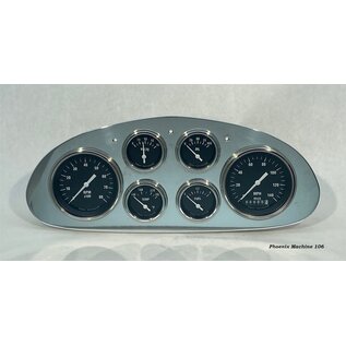 Phoenix Machine Works 34 Chevy Master - 6 Gauge - 3 3/8 Classic Instruments - 106C