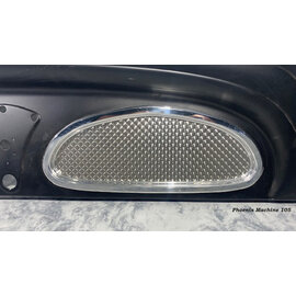 Phoenix Machine Works 34 Chevy Master - Glove Box - Recessed Engine Turned - 3 3/8 Classic Instruments - 105