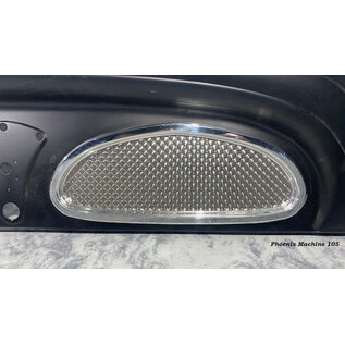 Phoenix Machine Works 34 Chevy Master - Glove Box - Recessed Engine Turned - 3 3/8 Classic Instruments - 105