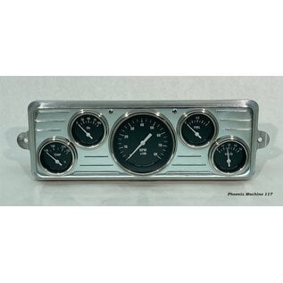 Phoenix Machine Works 39 Chevy Car - 5 Gauge  - 3 3/8 & 2 1/16 Classic Instruments - 117C